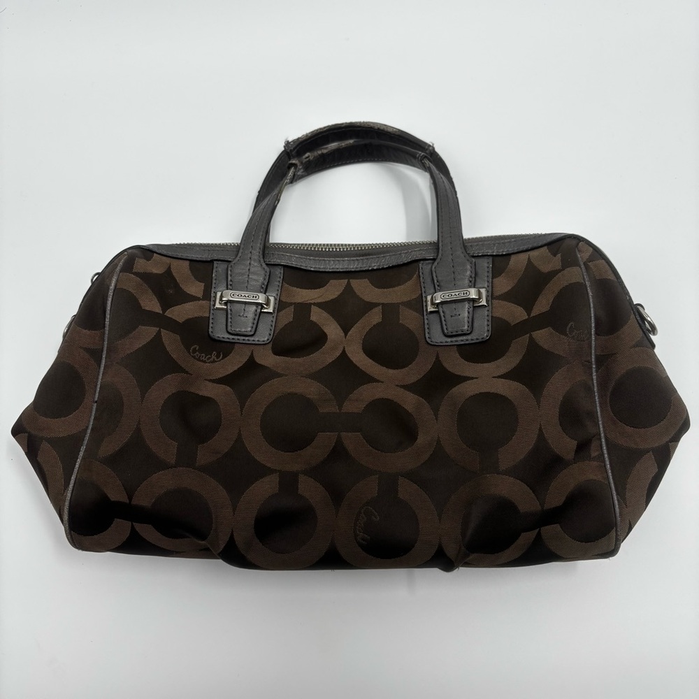 COACH F25503 Bag Purse Taylor Handbag Brown Signature